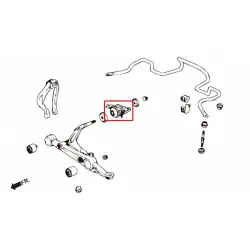 Hardrace 7846 Front Compliance Bushing Honda Civic, Crx, Integra - 
