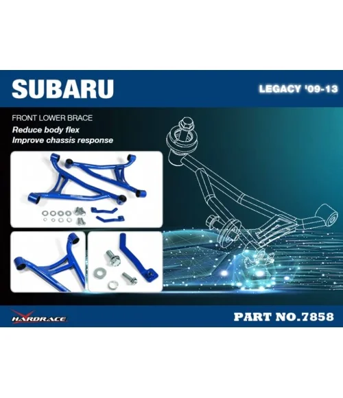 Hardrace 7858 Front Lower Brace Subaru Legacy/outback - 