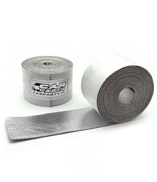 Heat shield insulation tape adhesive racing 5m x 50mm SILVER