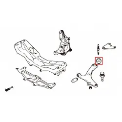 Hardrace 7889 Front Lower Arm Bush Subaru Impreza, WRX - 