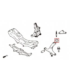 Hardrace 7889 Front Lower Arm Bush Subaru Impreza, WRX - 