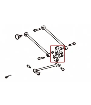 Hardrace 7892 Rear Knuckle Bush Lexus RX, Toyota Harrier - 
