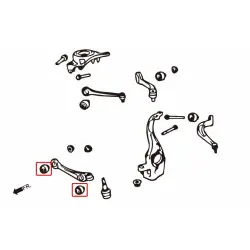 Boccola braccio inferiore anteriore Hardrace 7896 Audi - 