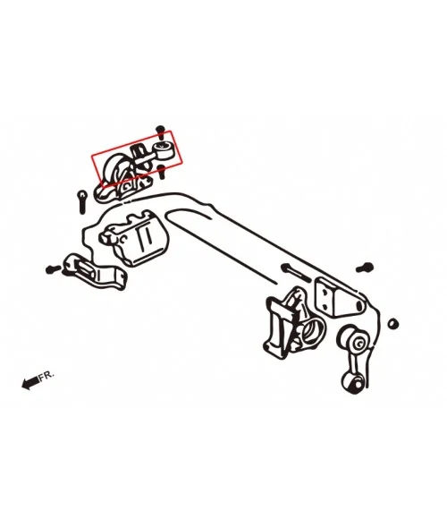 Hardrace 7899 Right Side Engine Pitcher Toyota Camry - 