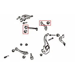 Boccola braccio superiore anteriore Hardrace 7921 Audi - 