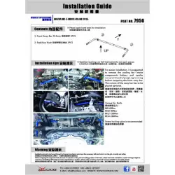 Barra stabilizzatrice anteriore Hardrace 7956 Mazda MX-5 Miata - 