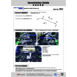 Barra antirollio posteriore Hardrace 7957 Mazda MX-5 Miata - 