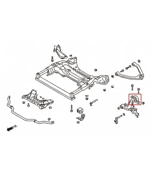 Hardrace 7965 Front Lower Arm Compliance Bush Infiniti G series, M series, Nissan Skyline, Z-series - 