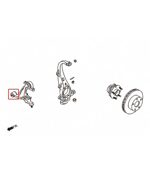 Hardrace 7966 Front Lower Arm Bush Infiniti, Nissan - 