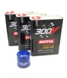 KIT OLIO Motul 300v Competition 5w40 6L + filtro Greddy (Honda S2000)
