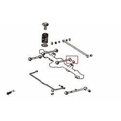 Boccola braccio superiore posteriore Hardrace 7994 Lexus LX, Toyota Land Cruiser - 