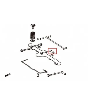 Hardrace 7994 Rear Upper Arm Bush Lexus LX, Toyota Land cruiser - 