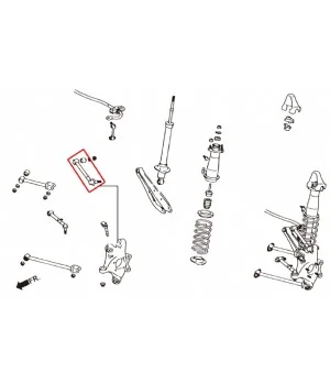 Kit di campanatura posteriore Hardrace 7998 Lexus, Toyota - 