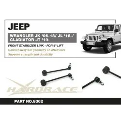Barra stabilizzatrice anteriore Hardrace 8362 Jeep Wrangler, Gladiator, Wrangler Unlimited - 