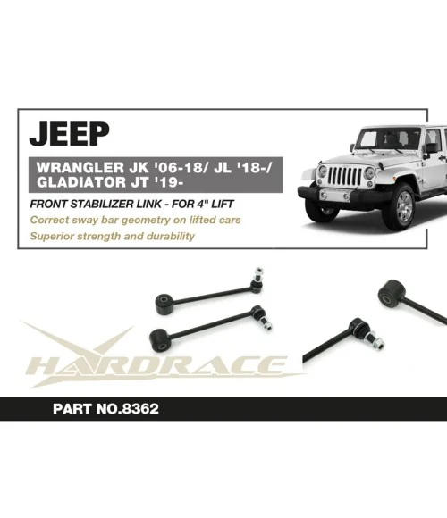 Hardrace 8362 Front Stabilizer Link Jeep Wrangler, Gladiator, Wrangler unlimited - 
