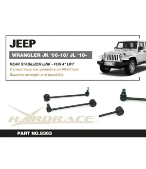 Hardrace 8363 Barra stabilizzatrice posteriore Jeep Wrangler, Wrangler Unlimited - 