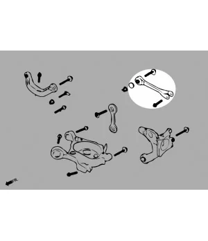 Hardrace 8503 Rear Toe Arm Ford Mustang - 