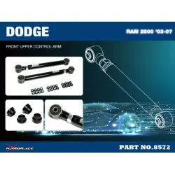 Hardrace 8572 Front Upper Control Arm Dodge Ram - 