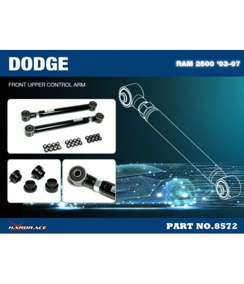 Hardrace 8572 Front Upper Control Arm Dodge Ram - 