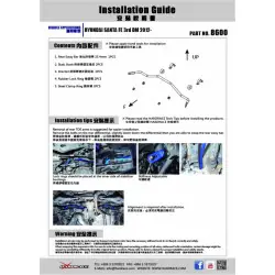 Hardrace 8600 Rear Sway Bar Hyundai Santa fe - 