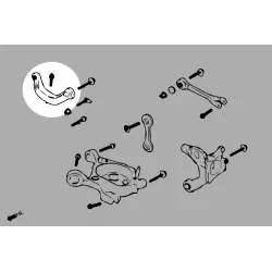 Kit di campanatura posteriore Hardrace 8601 Ford Mustang - 