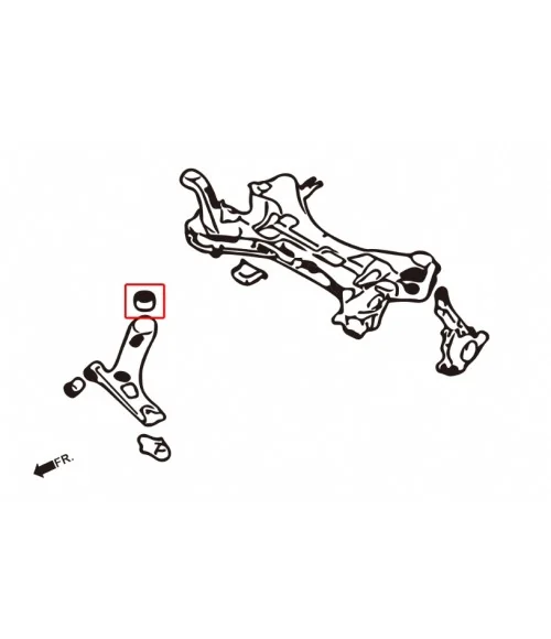 Hardrace 8603 Front Lower Arm Bush Hyundai Sonata, Kia Carnival, Sorento, Sportage - 