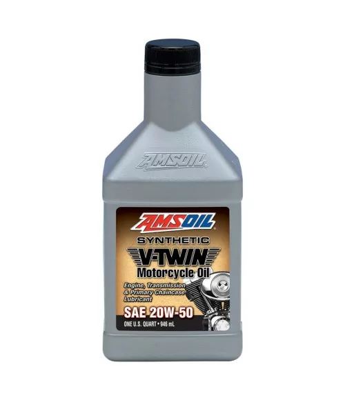 AMSOIL 20W-50 Synthetic motorcycle oil (Harley, Buell, Aprilia, BMW, KTM, Triumph) - 