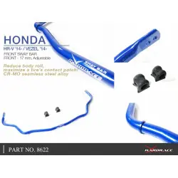 Barra stabilizzatrice anteriore Hardrace 8622 Honda HR-V - 