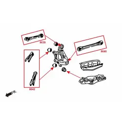 Kit di campanatura posteriore Hardrace 8639 per Chevrolet Camaro - 