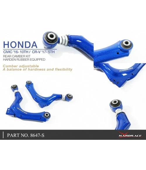 Hardrace 8647-S Rear Camber Kit Honda Civic, CR-V - 
