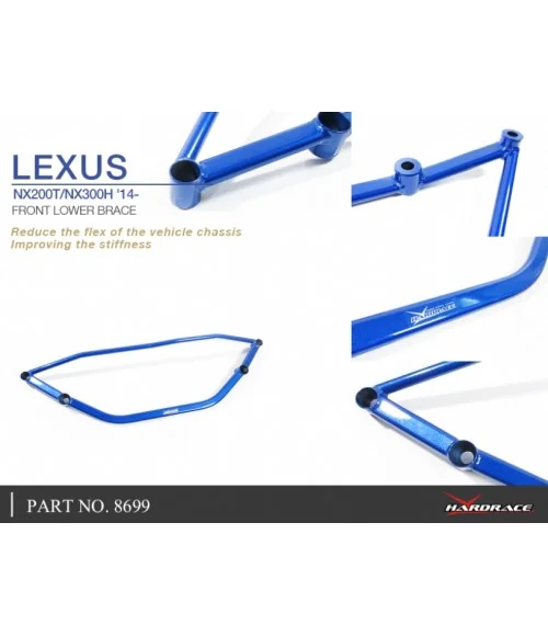 Hardrace 8699 Front Lower Brace Lexus NX - 