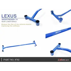 Hardrace 8702 Rinforzo inferiore posteriore Lexus NX - 
