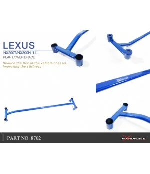 Hardrace 8702 Rear Lower Brace Lexus NX - 