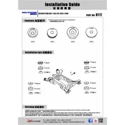 Hardrace 8717 Rear Subframe Bushing Nissan Z-series - 