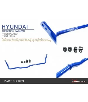 Hardrace 8724 Front Sway Bar Hyundai Tucson - 