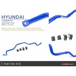 Barra antirollio posteriore Hardrace 8725 Hyundai Tucson - 
