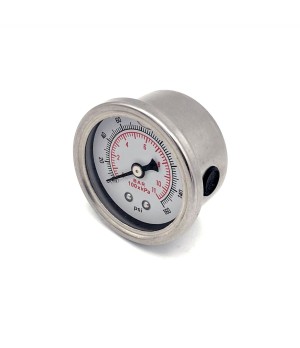 Fuel Pressure Gauge 1/8 NPT 0-11 bar | 0-160 PSI with gel Fuel Pressure Gauge 1/8 NPT 0-11 bar | 0-160 PSI with gel