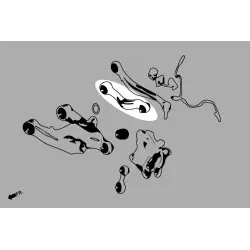 Kit di camber posteriore superiore Hardrace 8728 Bmw, Rolls-Royce - 