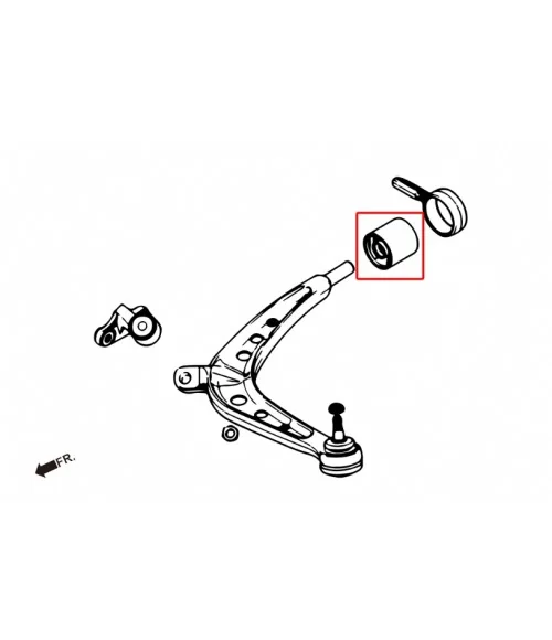 Hardrace 8741 Boccola braccio inferiore anteriore Bmw Serie 3 - 