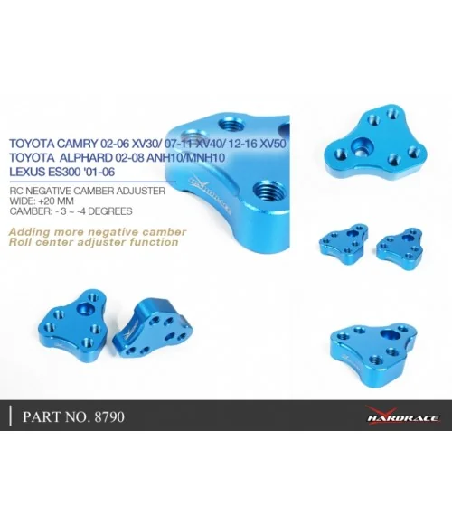 Hardrace 8790 Rc Negative Camber Adjuster Lexus ES, Toyota Alphard, Camry - 