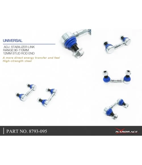 Hardrace 8793-095 Universale Reg. Tirante stabilizzatore Hyundai, Volvo - 