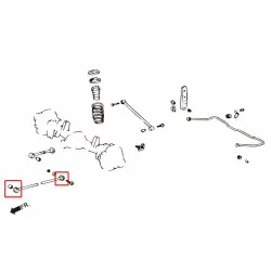 Boccola anteriore/posteriore del braccio inferiore posteriore Hardrace 8798 Lexus LX, Toyota Land Cruiser - 