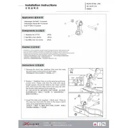 Hardrace 8806 Rear Reinforced Stabilizer Link Audi, Skoda, Volkswagen - 