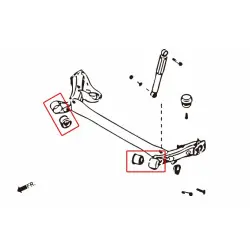 Boccola barra di torsione posteriore Hardrace 8817 Hyundai Elantra - 