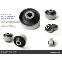 Hardrace 8825 Front Lower Arm - Rear Bushing Audi, Skoda, Volkswagen - 