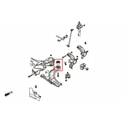 Hardrace 8825 Braccio inferiore anteriore - Boccola posteriore Audi, Skoda, Volkswagen - 