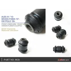 Hardrace 8826 Front Lower Arm - Front Bushing Audi, Skoda, Volkswagen - 