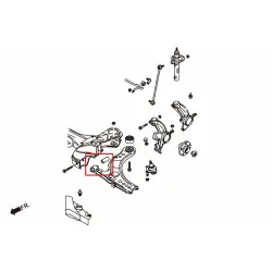 Hardrace 8826 Front Lower Arm - Front Bushing Audi, Skoda, Volkswagen - 