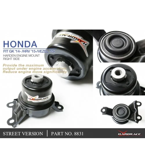 Hardrace 8831 Supporto motore destro Honda City, Fit, HR-V - 