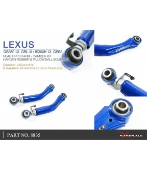 Kit braccio superiore posteriore Hardrace 8835 - Camber Lexus GS, IS, RC - 